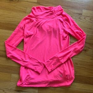 Gap Fit Breathe Hoodie in Neon Pink